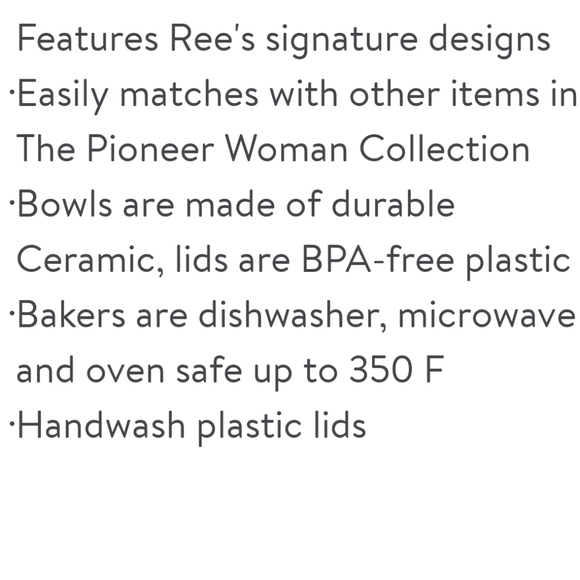 ❤️ New Pioneer Woman Sweet Romance Blossoms   Stackable Bowls - Picture 5 of 6